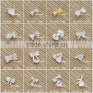 2015 crystal 3d finger nail art jewelry