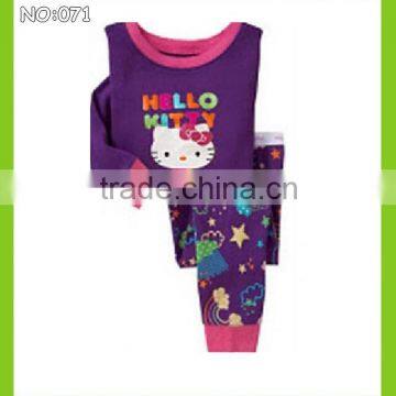 girl hello kitty styling clothes baby hello kitty pajamas kids cartoon sleepwear children cotton high quality pyjamas OEM&ODM                        
                                                Quality Choice