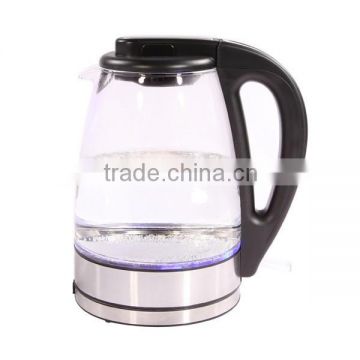 1.7L cordless glass electric kettle