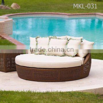 Poly Rattan Sun Lounger outdoor wicker furniture