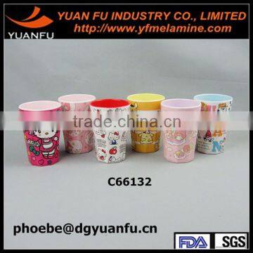 Melamine high quality plastic cups drinking cups