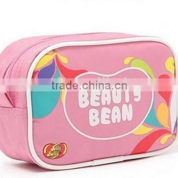 New arrive popular hot styles pink color summber travel cosmetic bag organizer