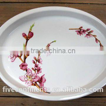 new decal ceramic oval serving dishes