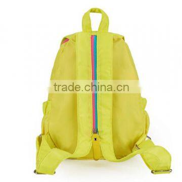 Nice Fashionable School Bags for Teens Active Contrast Color Foldable Design
