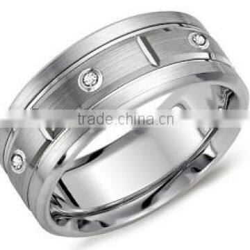 coolman Fashion Men Jewelry masonic zirconia cubic Tungsten Ring,Luxury Mens Tungsten Carbide Wedding Engagement Ring CMR-037