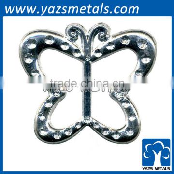 butterfly shaped fashion alloy belt buckle