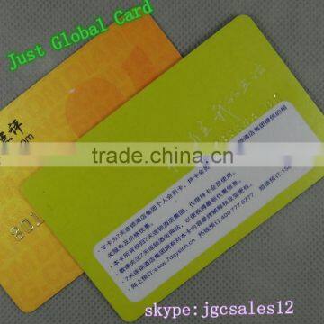 ISO18000 6C 6B ucode HSL UHF 860~960Mhz RFID PVC card