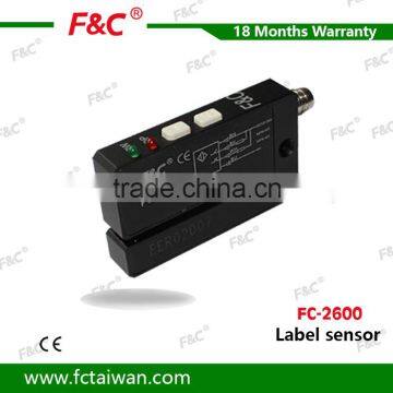 Slot label sensor ,packing machine sensors,slotted optical sensor