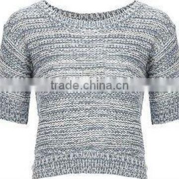 Ladies twisted color jumper