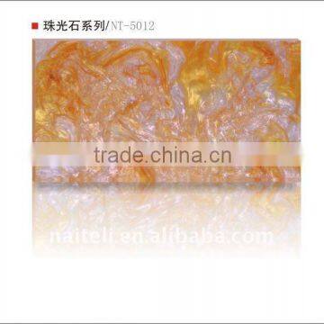 Mother of Pearl tiles from Translucent Resin Sheet