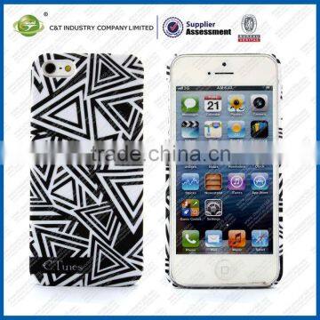 Newest triangle pattern skin for iphone 5g case