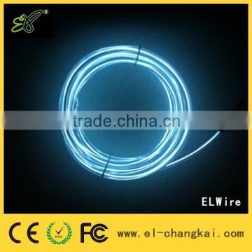 Hot Sale diameters 2.3mm,9 Feet 15FT long White EL Wire,flexible neon el wire,multi color electroluminescent wire