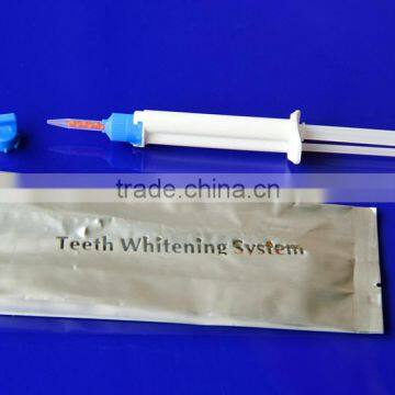 professional dual barrel syringe teeth Bleaching gel