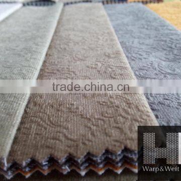 New Super Soft Velvet Embossed Sofa Fabric Mordern Home Textile Upholstery photo-4