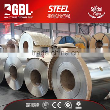 price of standard sizes galvanized steel coil in china