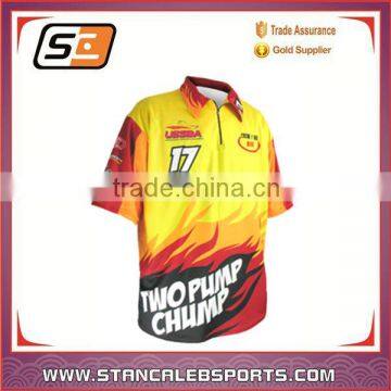 Stan Caleb High quality blank full dye sublimation fishing jersey quick dry fishing jersey