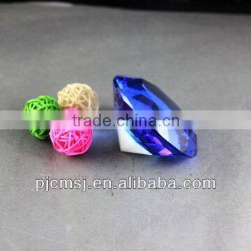 decoration or gift blue crystal diamond