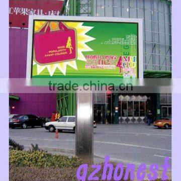 Stainless steel outdoor billboard