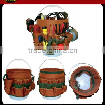 27 Pockets Bucket Organizer and Bucket Tool Bag