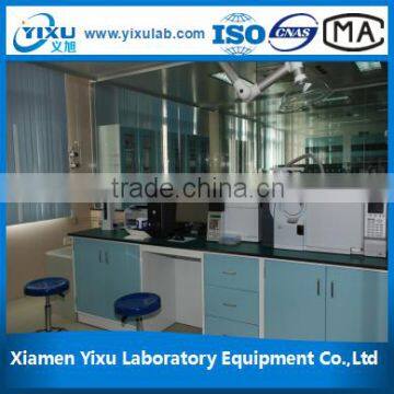 Science Laboratory Island Bench With Reagent Shelf