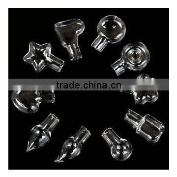 Mini Spherical Glass Bottles for Necklace Pendants With Cork photo-3