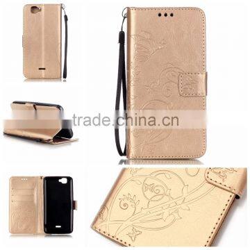 New arrival flip leather cover for wiko rain bow , wallet case for wiko rain bow