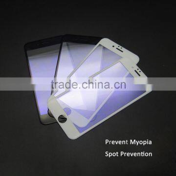 Fast Delivery 0.2mm Tempered Glass Anti Blue Light Screen Protector for iphone 6 plus