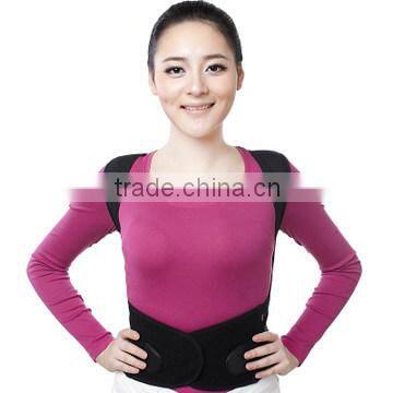 2014 fashionable elastic and durable body shaper neoprene back brace to correct posture