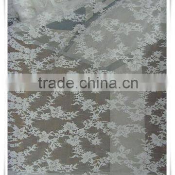 Plain Lace Fabric Jacquard Curtain