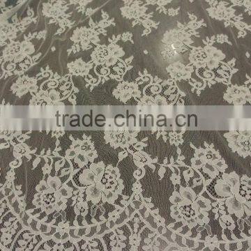 2015 latest embroidered high quality mesh tulle lace fabric/soft tulle lace fabric/ french net lace tulle lace for wedding