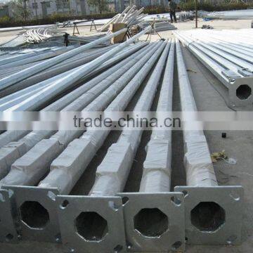 hot dip galvanized bolt and nut solar street lighting pole price street light pole