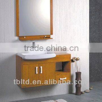 Cheap solid wood bathroom cabinet manufacturer made in China