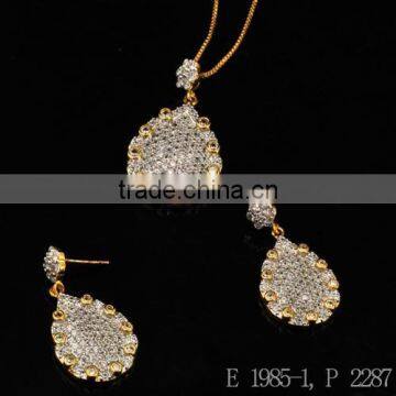 China wholesale 925 silver jewelry set