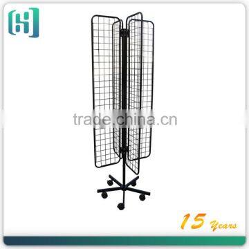 4 sides newfashioned wire rotating display stand HSX- 030