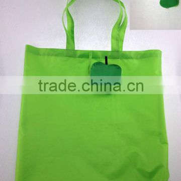 Apple shape foldable shopping bag