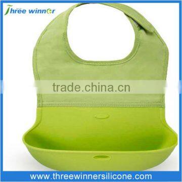 New design silicone bib colorful wholesale silicone baby bib