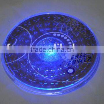 High Quality Colorful LED Flash Coaster /flash Frink Coaster/led Flash Bottle Coaster photo-2
