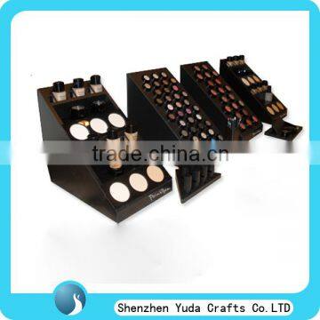 customized acrylic cosmetic display design, fashion design eyeshadow blush makeup display