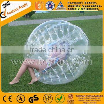 Wholesale clear bubble soccer suits human hamster ball TB191