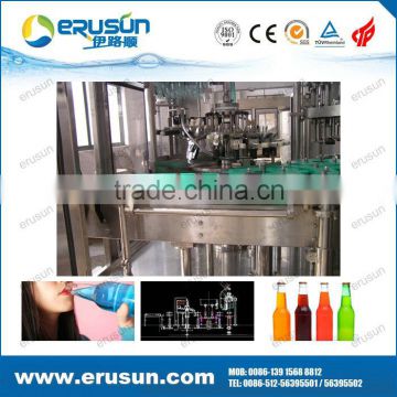 Special design machine for juice glass bottle with sterilizing