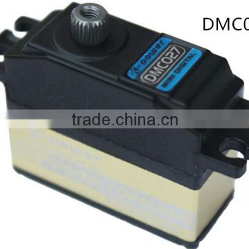 27kg torque digital servo/rc coreless motor servo with aluminum mid case/servo for rc boat&helicopter