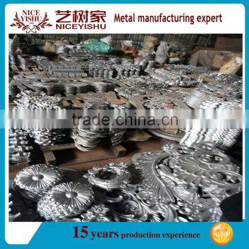 Cast Iron Metal Ornaments For Doors, Modern Ornamental Aluminum Castings