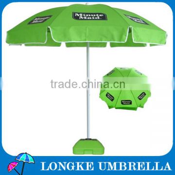 190T Nylon Fabric Material 180CM*8K customized logo beach parasol