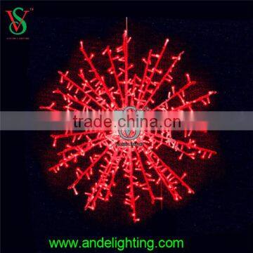 Christmas outdoor decoration lighting pole light decoration lighted star