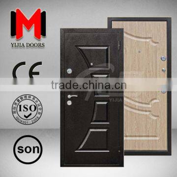 YIJIA STEEL WOODEN ARMORED DOOR, RUSSIA DOOR, DECORATIVE STEEL DOOR,YJRH48