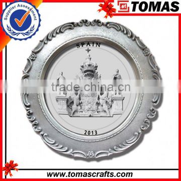 High quality custom souvenir metal plate