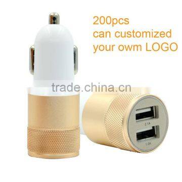 PNGXE 2015 Only 200 pieces can custom your own logo usb phone car charger adapter