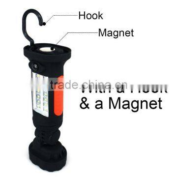 Multi Functional Rotatable SMD 14LED+2LED Working Lamp Stand Work Light Magnetic With Folding Hook photo-4