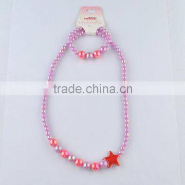 ABS Imitation Pearl Beads Necklace Set photo-4