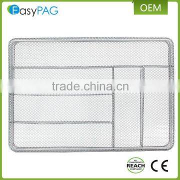 Wholesale Cheap Price Top Quality Metal Wire Mesh 6 Gird Kitchen Cutlery Tray photo-4